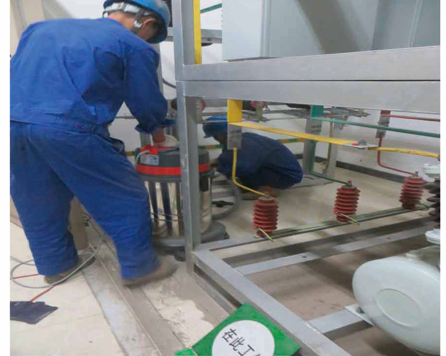 北京丰台槐房110KV变电站电容器检修